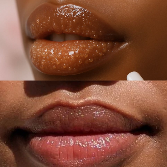 Golden Glow Pineapple Lip Scrub Brightening, Smoothing & Nourishing Sugar Lip Polish