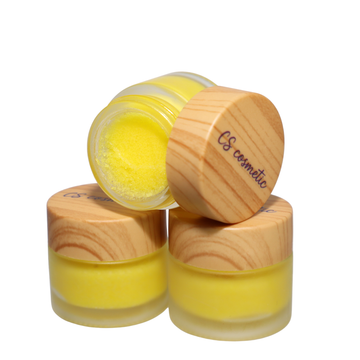 Golden Glow Pineapple Lip Scrub Brightening, Smoothing & Nourishing Sugar Lip Polish